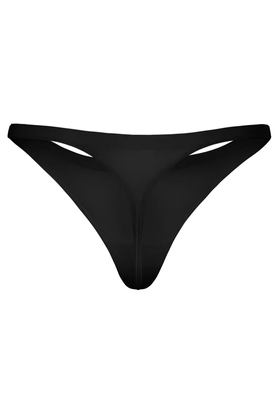 Intimates sömlös stickad string i svart Intimates sömlös stickad string i svart