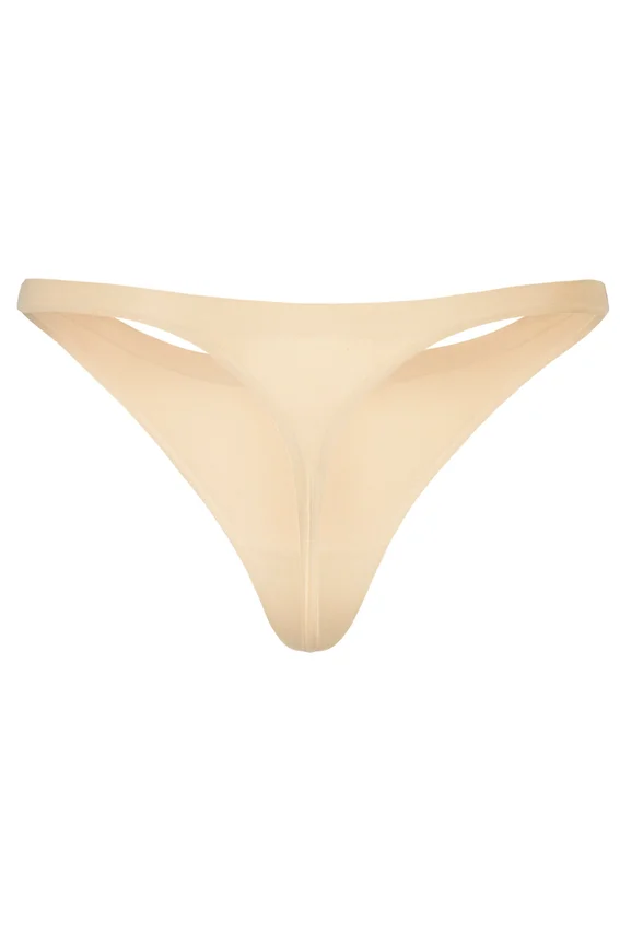 Intimates sömlös stickad string i varm persika Intimates sömlös stickad string i varm persika