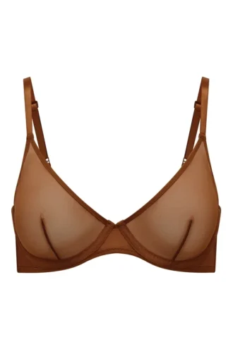 Intimates Soft Mesh enkel lager bygel-BH i kastanjebrun Intimates Soft Mesh enkel lager bygel-BH i kastanjebrun
