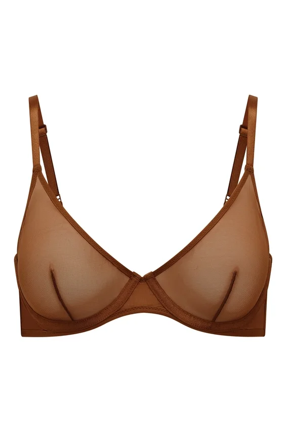Intimates Soft Mesh enkel lager bygel-BH i kastanjebrun Intimates Soft Mesh enkel lager bygel-BH i kastanjebrun
