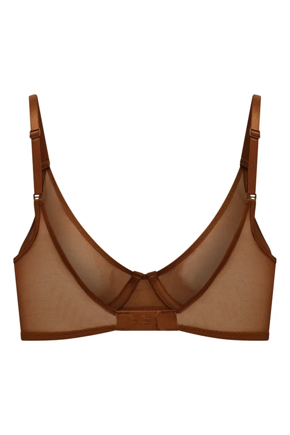 Intimates Soft Mesh enkel lager bygel-BH i kastanjebrun Intimates Soft Mesh enkel lager bygel-BH i kastanjebrun