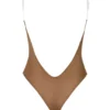 Intimates Soft Mesh Invisible Strap Thong Bodys i färgen Almond Intimates Soft Mesh Invisible Strap Thong Bodys i färgen Almond