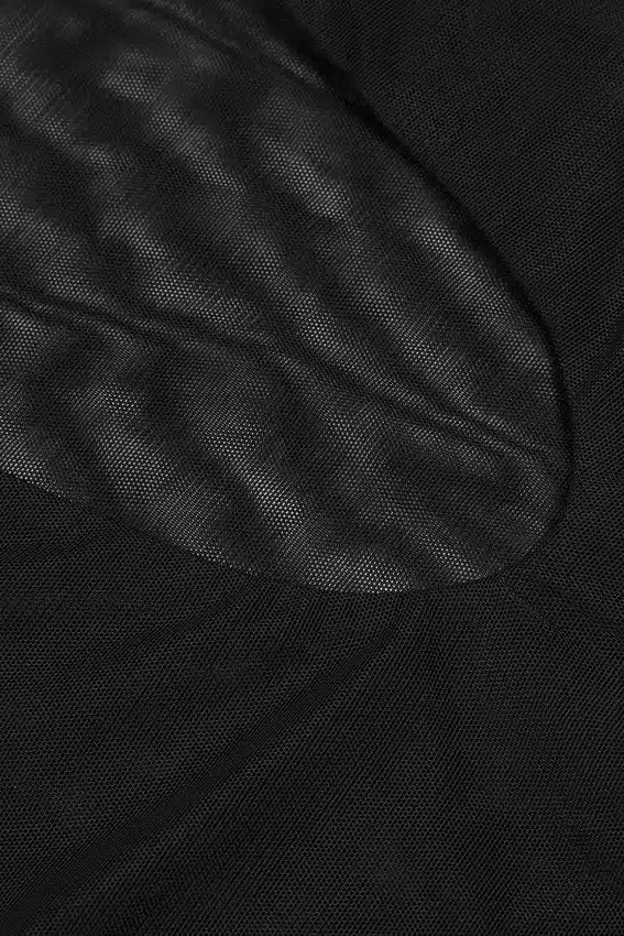 Intimates Soft Mesh Invisible Strap Thong Bodys i svart Intimates Soft Mesh Invisible Strap Thong Bodys i svart