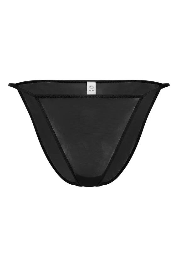 Intimates Soft Mesh String Bikini i svart Intimates Soft Mesh String Bikini i svart