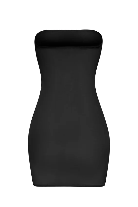 Intimates Soft Sheer-Mesh Bandeau Mini Slip Klänning i svart Intimates Soft Sheer-Mesh Bandeau Mini Slip Klänning i svart
