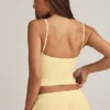 Isalie Modal Camisole Pyjama Top i pastellgult Isalie Modal Camisole Pyjama Top i pastellgult