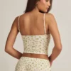 Isalie Modal Camisole Pyjama Toppar i citronmönster Isalie Modal Camisole Pyjama Toppar i citronmönster