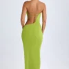 Kaikoa Cut-Out Bandeau Maxiklänning i pärongrönt Kaikoa Cut-Out Bandeau Maxiklänning i pärongrönt