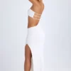 Kaikoa Cut-Out Bandeau Maxiklänning i vitt Kaikoa Cut-Out Bandeau Maxiklänning i vitt