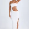 Kaikoa Cut-Out Bandeau Maxiklänning i vitt Kaikoa Cut-Out Bandeau Maxiklänning i vitt