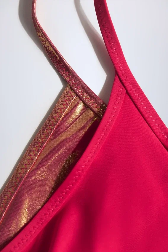 Kariba Metallic Layered Bikini Toppar i fuchsia Kariba Metallic Layered Bikini Toppar i fuchsia