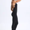 Kiki Modal Plunge Open-Back Flared Jumpsuit i svart Kiki Modal Plunge Open-Back Flared Jumpsuit i svart