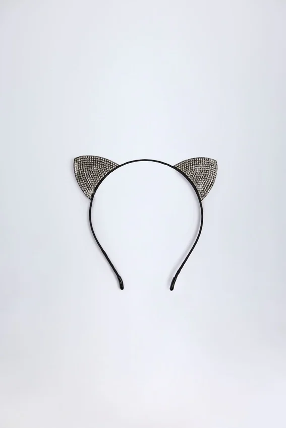Kitty Cat Ears-hårband i svart Kitty Cat Ears-hårband i svart