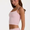 Kort modaltanktop i färgen Blush Kort modaltanktop i färgen Blush