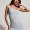 Kylie Embellished Asymmetric Ultra Miniklänning i Aqua Kylie Embellished Asymmetric Ultra Miniklänning i Aqua