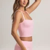 Lai Modal camisole-top med fyrkantig halsringning i pastellrosa Lai Modal camisole-top med fyrkantig halsringning i pastellrosa