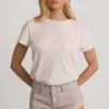 Lanori lågmidjade hotpants i ecru Lanori lågmidjade hotpants i ecru