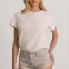 Lanori lågmidjade hotpants i ecru Lanori lågmidjade hotpants i ecru
