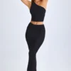 Lena Modal Twist-Front Maxikjol i svart Lena Modal Twist-Front Maxikjol i svart