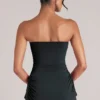 Leni Bandeau Longline Top i svart Leni Bandeau Longline Top i svart