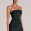 Leni Bandeau Longline Top i svart Leni Bandeau Longline Top i svart