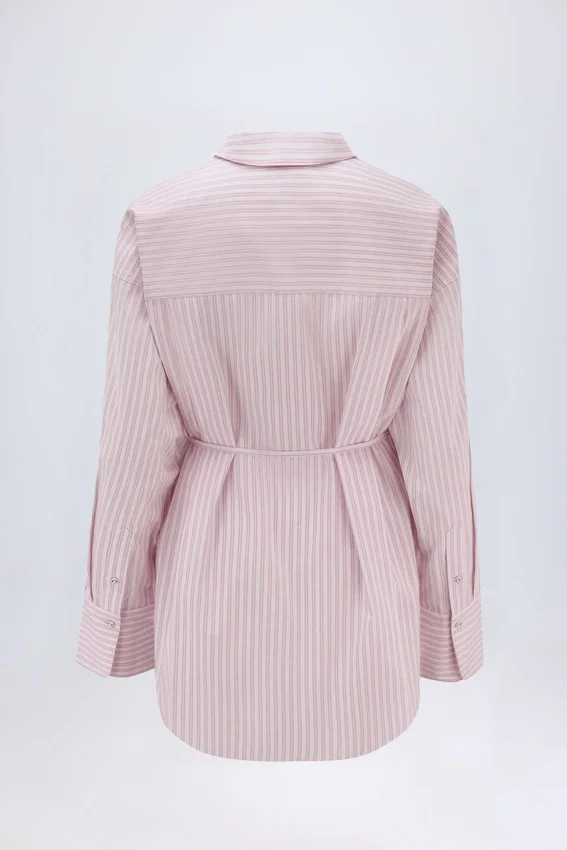 Lerici Oversized-skjorta i rosa randigt Lerici Oversized-skjorta i rosa randigt