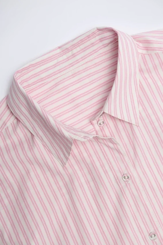 Lerici Oversized-skjorta i rosa randigt Lerici Oversized-skjorta i rosa randigt