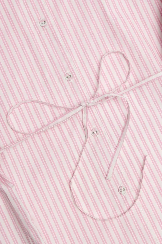 Lerici Oversized-skjorta i rosa randigt Lerici Oversized-skjorta i rosa randigt