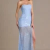 Liliane Premium Embellished Lace Corset Gown i himmelsblått Liliane Premium Embellished Lace Corset Gown i himmelsblått