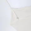 Livia Pointelle Ruched Camisole Crop Top i vitt Livia Pointelle Ruched Camisole Crop Top i vitt