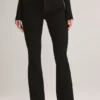 Lone Denim Mid-Rise Flared Jeans i svart Lone Denim Mid-Rise Flared Jeans i svart