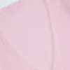 Lou Pointelle Wrap Crop Top i babyrosa Lou Pointelle Wrap Crop Top i babyrosa