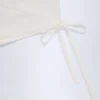 Lou Pointelle Wrap Crop Top i vitt Lou Pointelle Wrap Crop Top i vitt