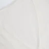 Lou Pointelle Wrap Crop Top i vitt Lou Pointelle Wrap Crop Top i vitt