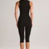 Luma Modal Bodycon-jumpsuit med fyrkantig halsringning i svart Luma Modal Bodycon-jumpsuit med fyrkantig halsringning i svart