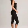 Luma Modal Bodycon-jumpsuit med fyrkantig halsringning i svart Luma Modal Bodycon-jumpsuit med fyrkantig halsringning i svart