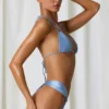 Mahina rynkad stringbikiniunderdel i himmelsblått Mahina rynkad stringbikiniunderdel i himmelsblått