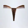 Maravi rynkad stringbikiniunderdel i bronsguld Maravi rynkad stringbikiniunderdel i bronsguld