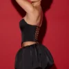 Marnie Bubble Hem Micro Mini Kjol i svart Marnie Bubble Hem Micro Mini Kjol i svart