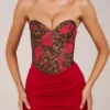 Meg Bandeau Draped Kjol Miniklänning i rosa leopardmönster Meg Bandeau Draped Kjol Miniklänning i rosa leopardmönster