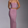 Melisande Embellished Mid Rise Gown Kjol i ljusrosa Melisande Embellished Mid Rise Gown Kjol i ljusrosa