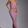 Melisande Embellished Mid Rise Gown Kjol i ljusrosa Melisande Embellished Mid Rise Gown Kjol i ljusrosa