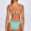 Minori cheeky bikinibyxor i blått mönster Minori cheeky bikinibyxor i blått mönster