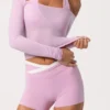 Mjuk jersey-top med bar axel i Sweet Pink Mjuk jersey-top med bar axel i Sweet Pink