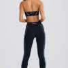 Mjuka Active Contrast-leggings i svart Mjuka Active Contrast-leggings i svart