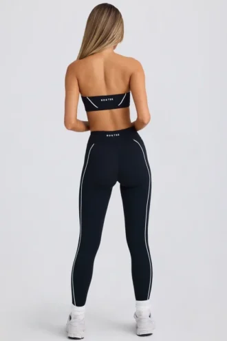 Mjuka Active Contrast-leggings i svart Mjuka Active Contrast-leggings i svart