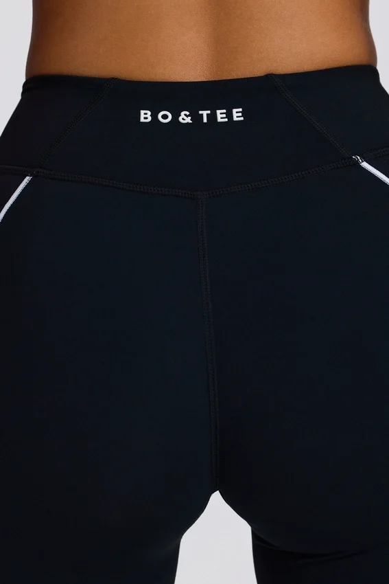 Mjuka Active Contrast-leggings i svart Mjuka Active Contrast-leggings i svart