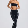 Mjuka Active Contrast-leggings i svart Mjuka Active Contrast-leggings i svart