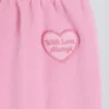 Mjuka joggingbyxor i bomullsjersey med medelhög midja och vida ben i babyrosa Mjuka joggingbyxor i bomullsjersey med medelhög midja och vida ben i babyrosa
