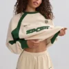 Mjuka minishorts i bomullsjersey med resår i marmor Mjuka minishorts i bomullsjersey med resår i marmor